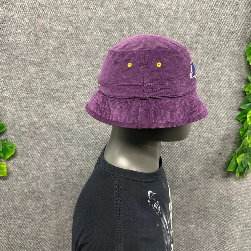Mitchell & Ness Los Angeles Lakers Purple Corduroy Bucket Hat